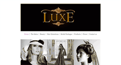 Desktop Screenshot of luxesalon.co.uk