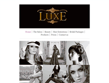 Tablet Screenshot of luxesalon.co.uk